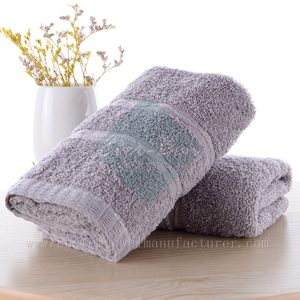 China Bulk Makeup Towels Factory Customized grey tea towels Manufacturer